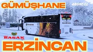 Yoğun Kar Yağışı Altında Erzincan – Gümüşhane Seferi | ETS2 Başak Turizm Travego