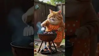 AI Cat Chef Takes Over the Kitchen! | Trending Shorts | #shorts