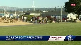 Vigil held for dive boat fire at popular Monterey diving spot