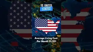 10 самых дорогих стран для жизни в 2023 году #шорты