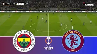 Fenerbahce vs Aston Villa - UEFA Europa League 25/26 / Full Match All Goals / PES 21 Gameplay
