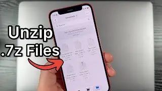 How to Unzip .7z File on iPhone!
