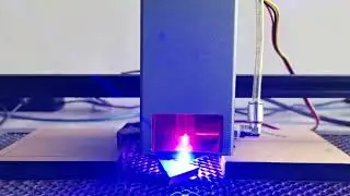 New 20W Optical Power Laser Module: LT-4LDS-V2 Cuts 10 mm MDF for Testing with Air Assist