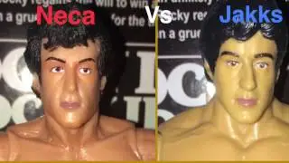 Rocky balboa neca vs jakks figure comparison