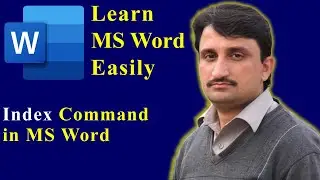Index Command in MS Word