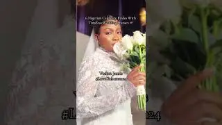6 Nigerian Celebrity Brides with Timeless Wedding Dresses #wedding #nigerianwedding #africanwedding