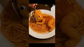 Not Hungry AI Spaghetti Baby 😭 Lost In Rainbow Skin Noodle Nightmare Tunnel