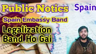 Spain Drop Box, Legalization Band (Public Notice) Embassy Close, Legalization Band @CbConsultant