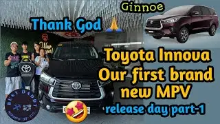 2023 Toyota Innova 2.8 E-MT  RELEASE DAY.  Our first family brand new car.
