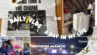 Vlog | baking | graduation | splash festival | newspaper photo shoot