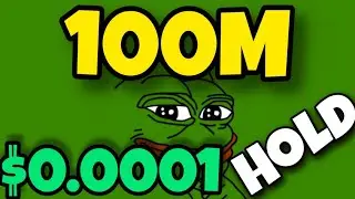 Pepe Coin HOY HOLD 100M to $0.0001 #pepe
