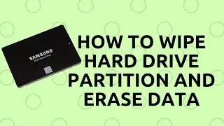 How to Wipe Hard Drive Partition and Erase Data