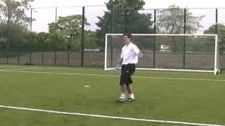 PE Office - Football Goalkeeping Skill Video - Side arm