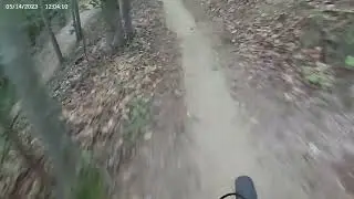 Biking in avalanche preserve