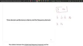 Time and Frequency response relation & Nichols Charts