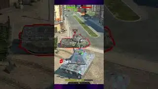 E100 | РЕДАКТИРУЕТ СЛИВ | 1vs3 |  #tanksblitz, #shorts #вооруженныйблиц