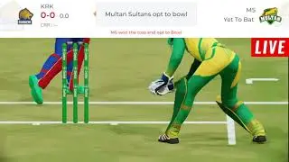 Karachi vs Multan PSL live । KRK VS MS । PSL T20  2022 live  Gameplay