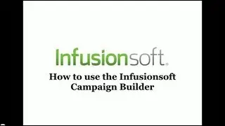Конструктор кампаний Infusionsoft для событийного маркетинга (автоматизируйте свой бизнес)