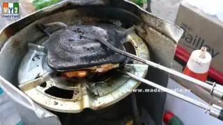 Veg Masala Toast Sandwich Recipe | Veg Recipes of India street food