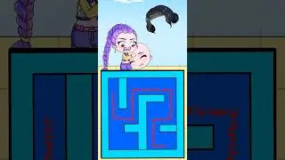 POV Perfect Maze Challenge - Help RUMI and Friends Rescue ZOEY #shorts #animation #kpopdemonhunters