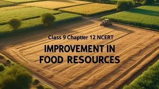 Improvement in food resources class 9 chapter 12 science explanation with animation