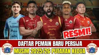 DAFTAR PEMAIN BARU PERSIJA DIPUTARAN KE 2‼️BERITA PERSIJA HARI INI || PEDRO CARACOCI PERSIJA