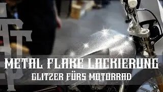Metal Flakes ausprobiert ❗ &ndash;  Lackierung mit WOW Effekt 🔥 | American Dream Cycles