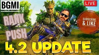 LIVE BGMI 🔴🚀🤫 -PROMOTING TO ACE RANK PUSH DAY 6 TO CONQUEROR  4.2 UPDATE
