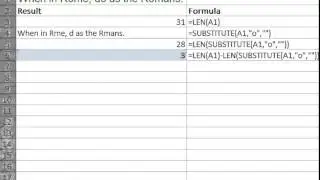 Count the number of instances of a character inside a cell