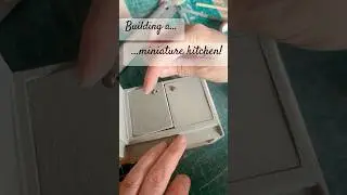 I FORGOT THE OVEN! 😂 Building a Handmade Dollhouse Kitchen from Wood #miniatures #dollhousediy