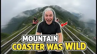 We rode the alpine coaster at Ba Na Hills and it was wild