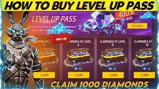 HOW TO BUY LEVEL UP PASS IN FREE FIRE | HOW TO PURCHASE LEVEL UP PASS | FREE FIRE BUY LEVEL UP PASS