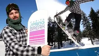 Capita Spring Break Slush Slasher 2016 Snowboard Rider Review - Tactics.com
