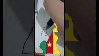 Can this American draw 🇨🇲 Cameroon? #cameroun #geography #map