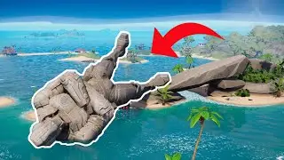How To Make The Rock/The Foundation Fall Over In Fortnite (Patched)