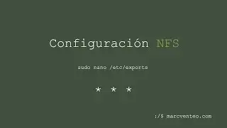 NFS SERVER  ✅  Instalar NFS y configurar recursos | EXPORTS | Ubuntu Server⭐️