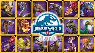 ALL EPIC HYBRIDS UNLOCKED (JURASSIC WORLD ALIVE)