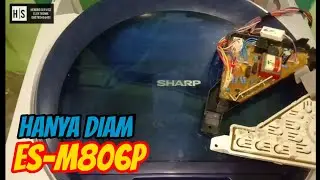 MESIN CUCI SHARP MATIC ES-M806P, RUSAK HANYA DIAM