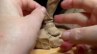 A BROKEN TWIG MEANS DANGER   Working on the Detailing of the Mountain Man's Leggings