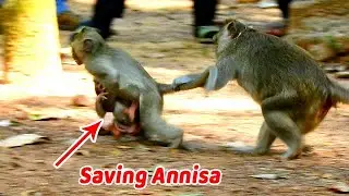 Brave sister Alba saving baby Annisa from mom Anna try hurt, Alba pity Annisa got suffer from mom