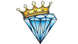 How to Draw a Diamond - EASY & Step by Step