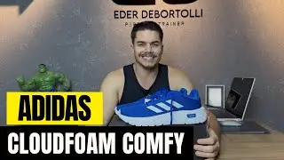 Adidas CLOUDFOAM Comfy um dos t&ecirc;nis mais baratos da Adidas! #tenis #cloudfoam #comfy 