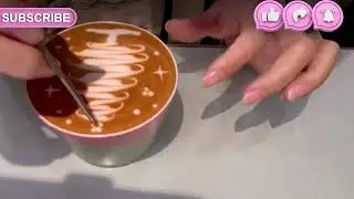 Watch This Latte &mdash; It Gets Better Every Second! #latteart #coffeeart #baristaskills