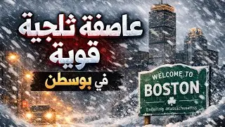 Powerful Snowstorm Hits Boston,Massachusetts Today Heavy Snowfall & Strong Winds