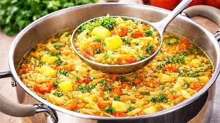 🔥 Самый вкусный суп, который я когда-либо пробовал. Он лучше мяса! Простой, быстрый