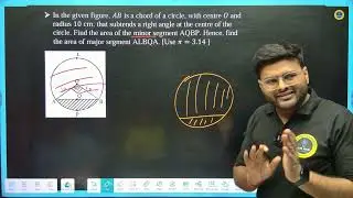 2. In the given figure, AB is a chord of a circle, with centre O and radius 10