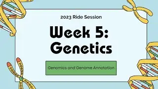 Genetics - Genomics and Genome Annotation