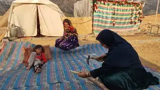 Nomadic life: making tools for weaving rope and nomadic handicrafts❤🧤🧦