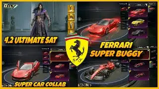 FERRARI SUPER CAR COLLABORATION  2026 🔥 | RETURN ULTIMATE BGMI  | 4.2 NEW ULTIMATE SUIT 3 D LEAKS 