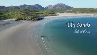 Uig Sands - Isle of Lewis - Scotland | 4K | DJI Mini 3 Pro